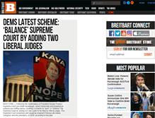 Tablet Screenshot of breitbart.com